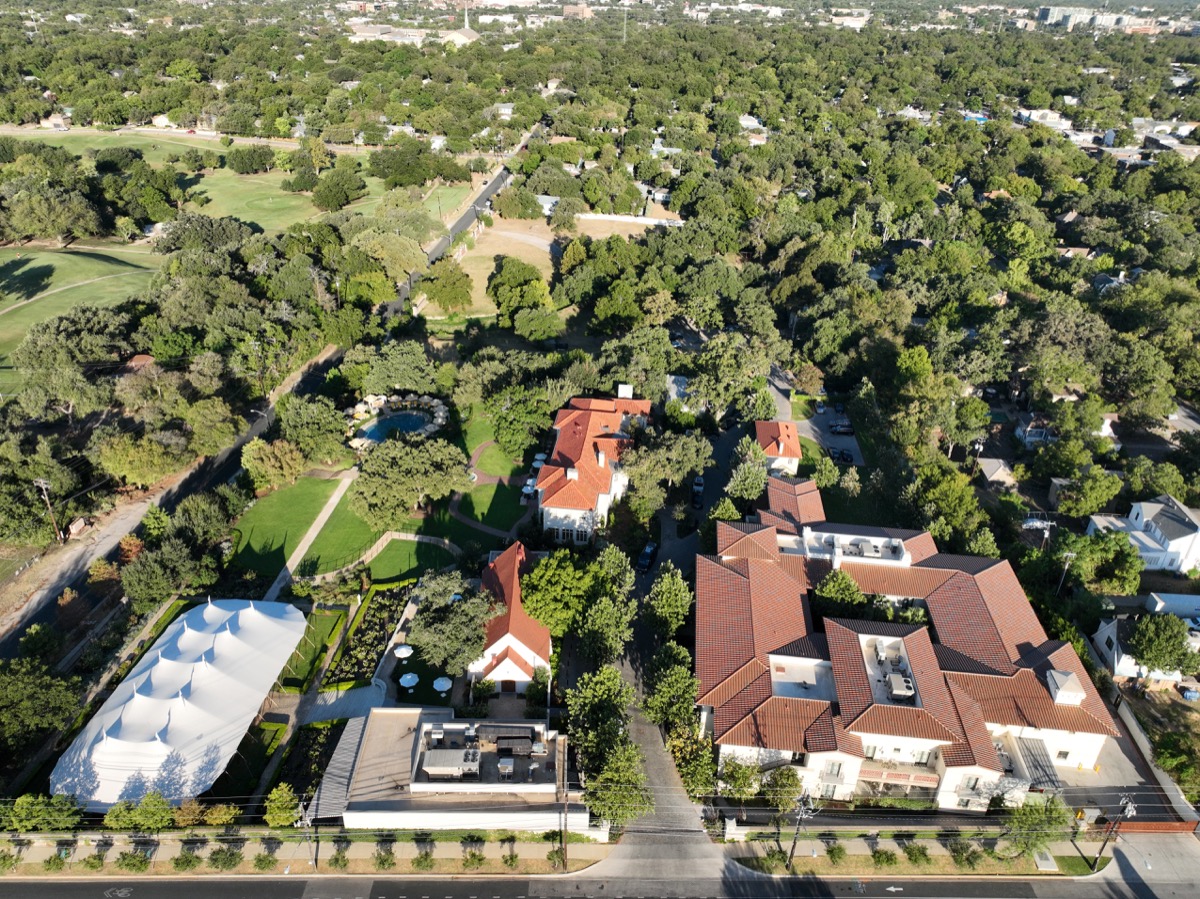 Commodore Perry Estate Hotel in Austin, Texas — a reimagined 10-acre historic Italian Renaissance mansion, part of the Auberge Collection